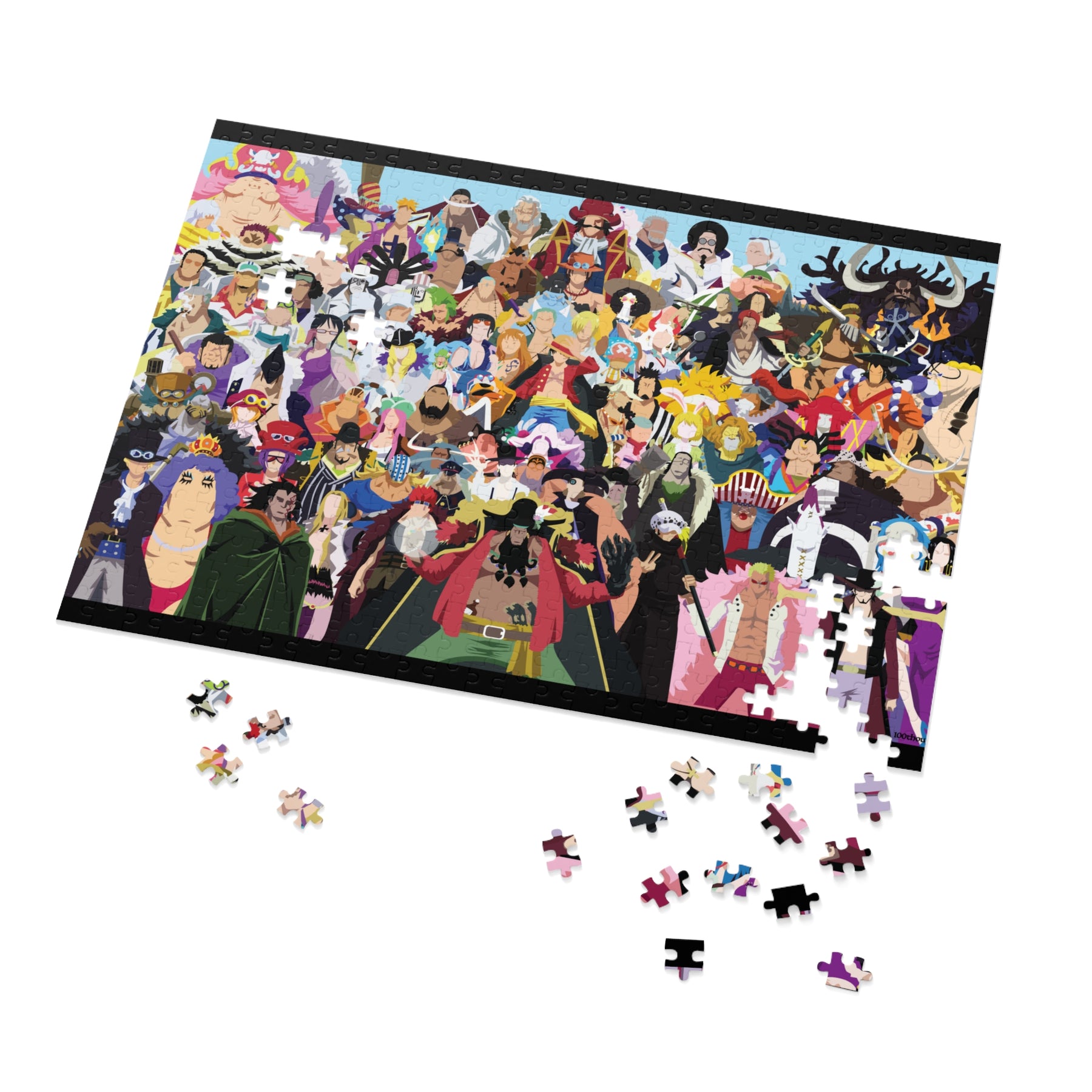 One Piece Complete Characters Minimalist Puzzle – Morj Store